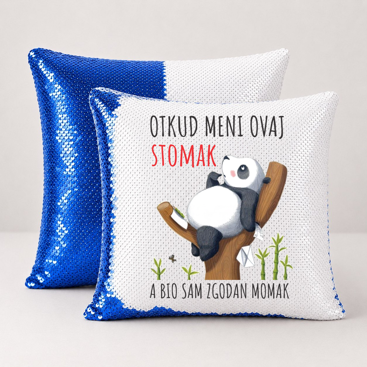 Otkud meni ovaj stomak a bio sam zgodan momak - Jastuk magični – prikaz izdelka