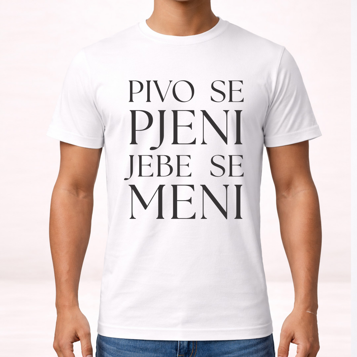 Pivo se pjeni jebe se meni - Majica – prikaz proizvoda