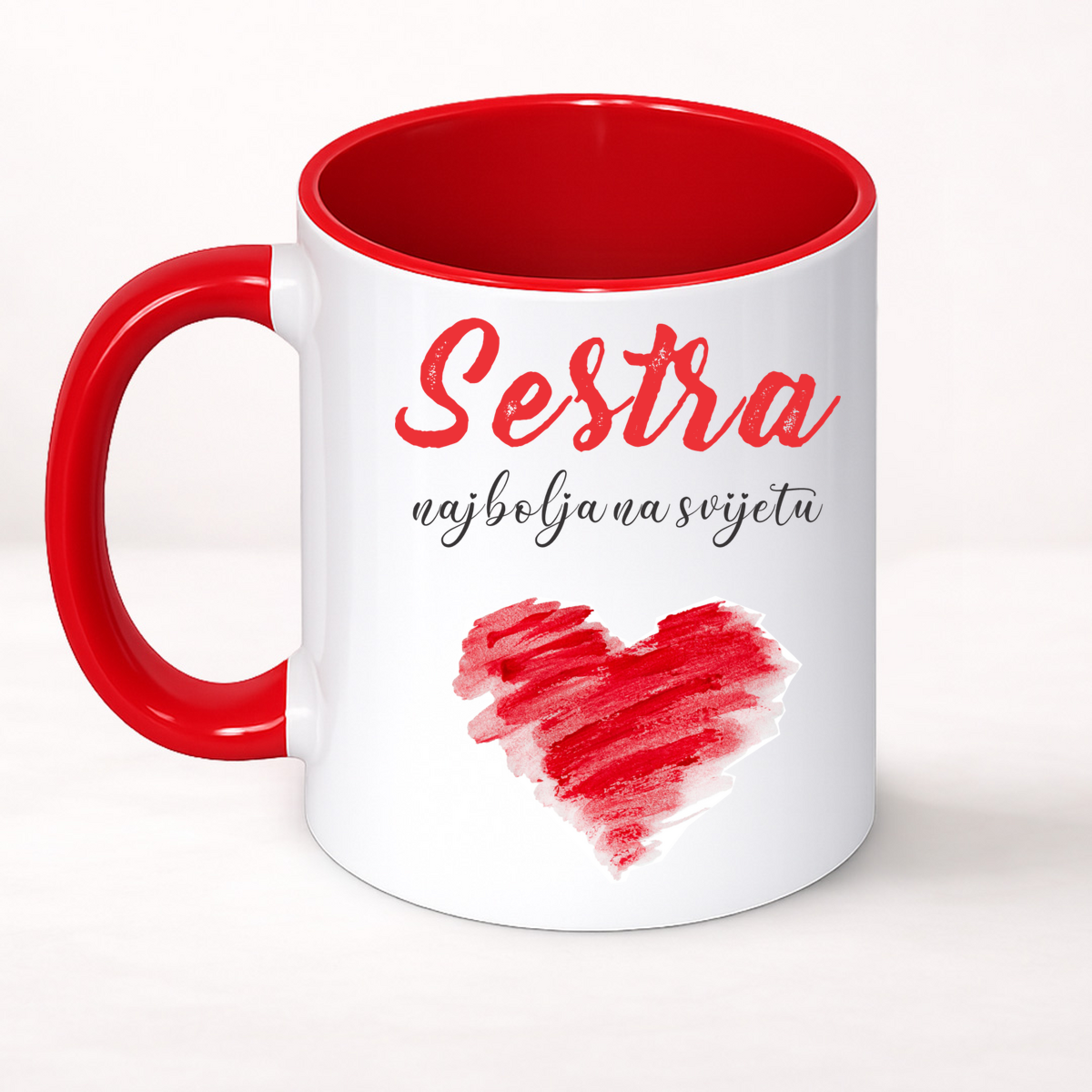 Sestra najbolja na svijetu - Šolja Classic – prikaz izdelka