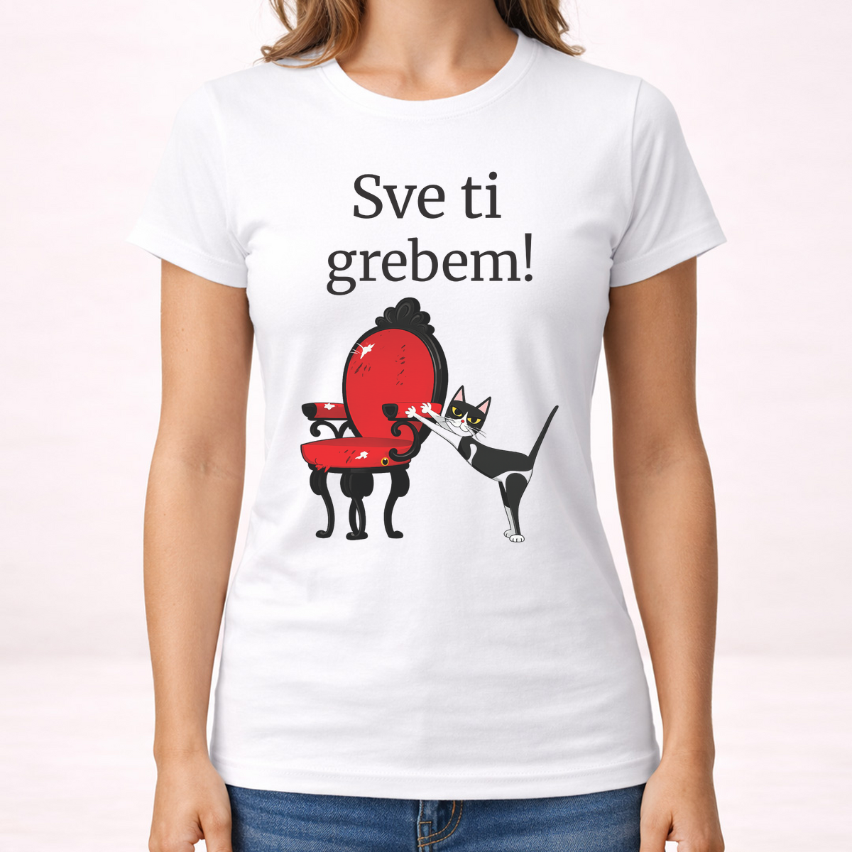 Sve ti grebem - Majica - Ženska – prikaz izdelka