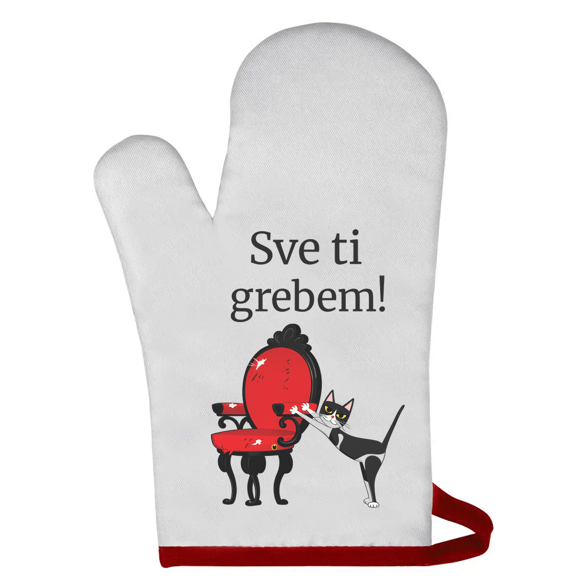 Sve ti grebem - Rukavica za rernu – prikaz izdelka