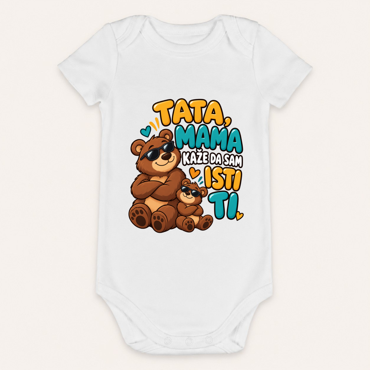 Tata, mama kaže da sam isti ti - Bebi bodi – prikaz proizvoda