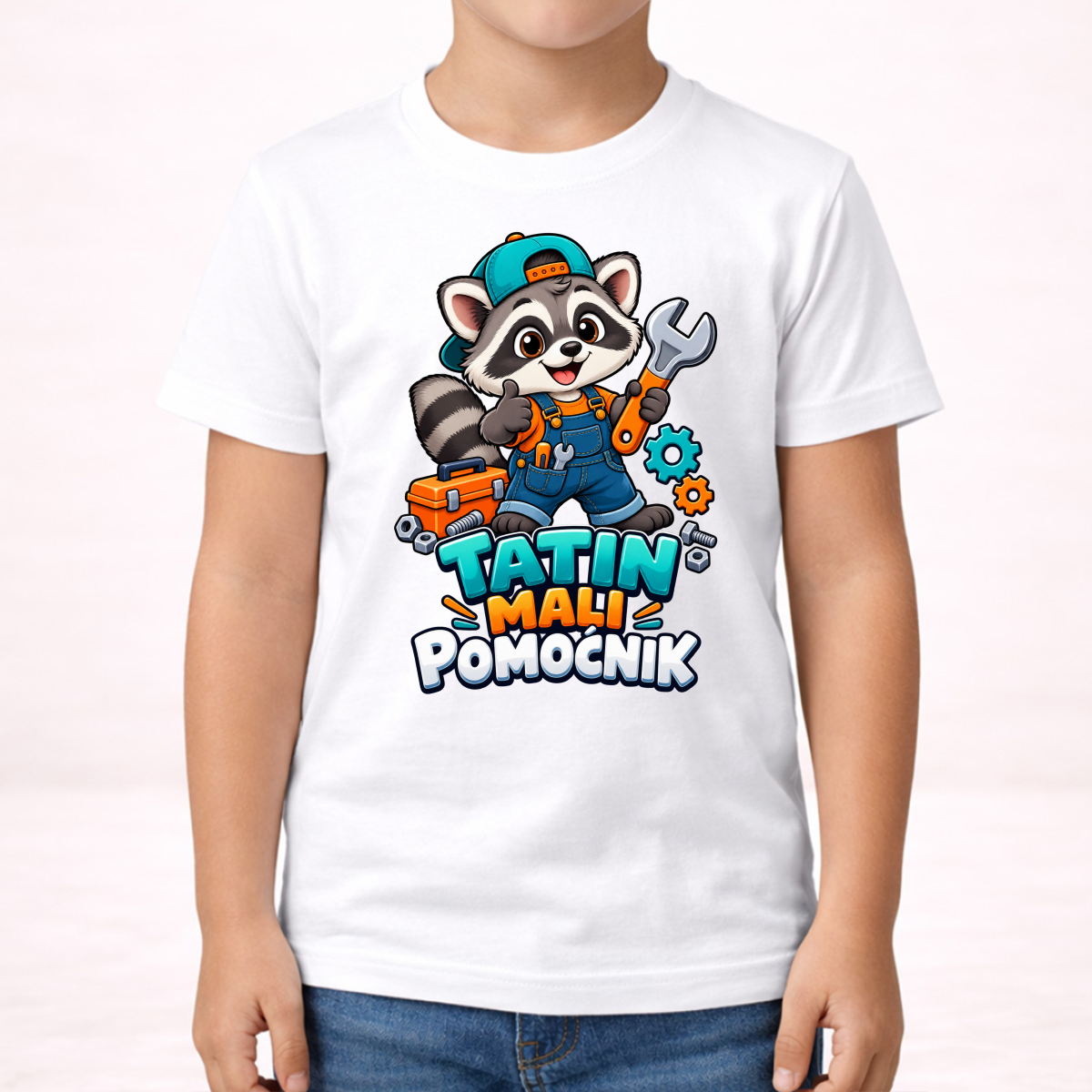 Tatin mali pomoćnik - Majica - Dječija – prikaz proizvoda