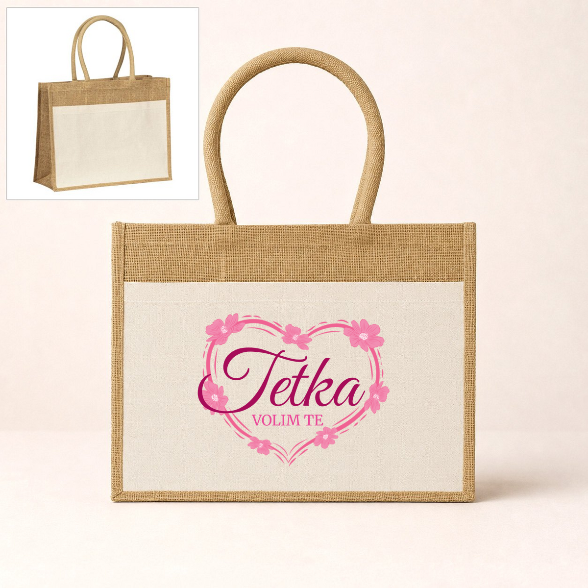 Tetka volim te! - Torba Caramel – prikaz proizvoda