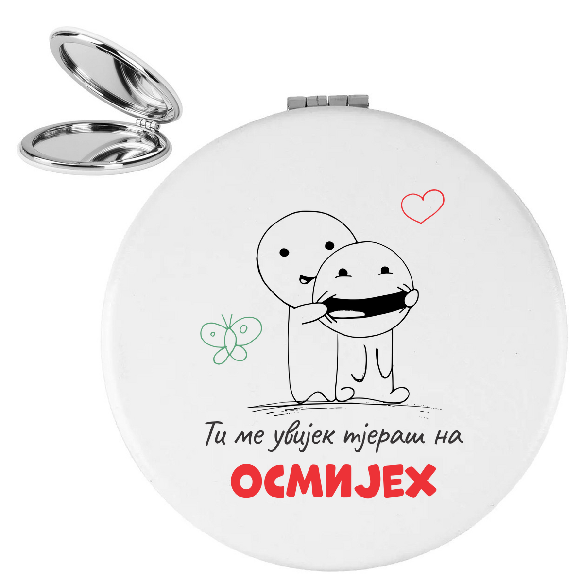 Ti me uvijek tjeraš na osmijeh 2 - Ogledalce – prikaz izdelka