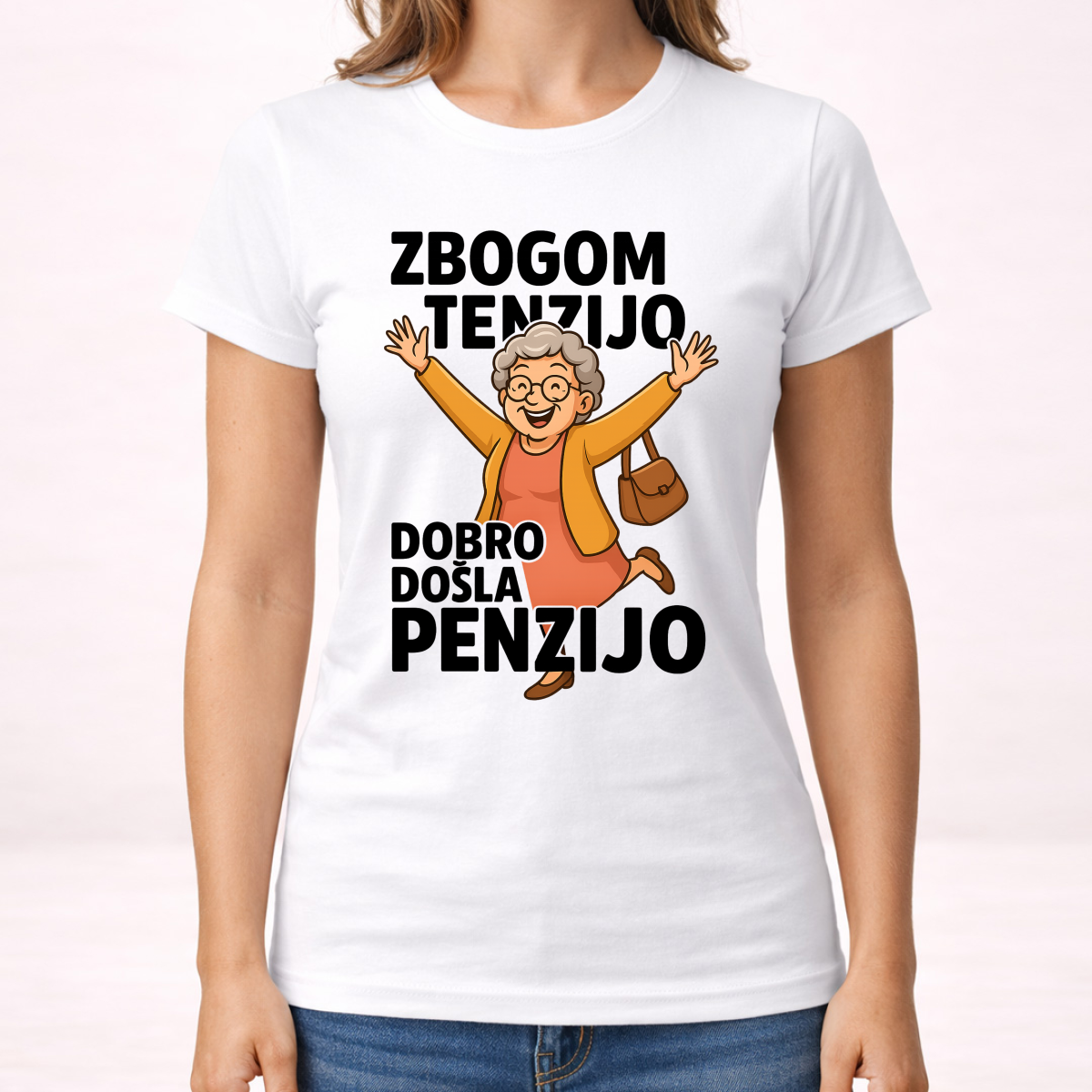 Zbogom tenzijo dobro došla penzijo 2 - Majica - Ženska – prikaz proizvoda